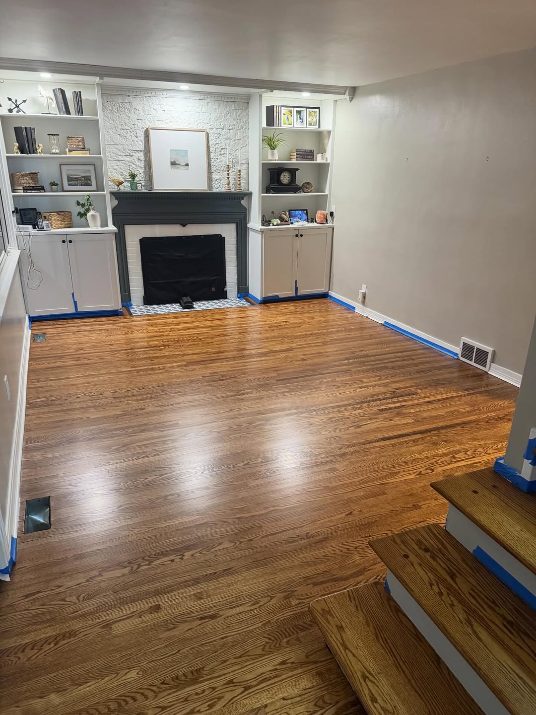 Natural finish refinish